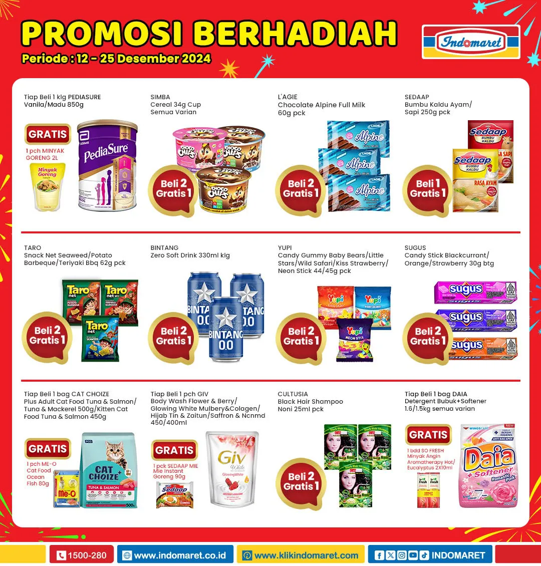 Promo Berhadiah Indomaret Periode 12-25 Desember 2024