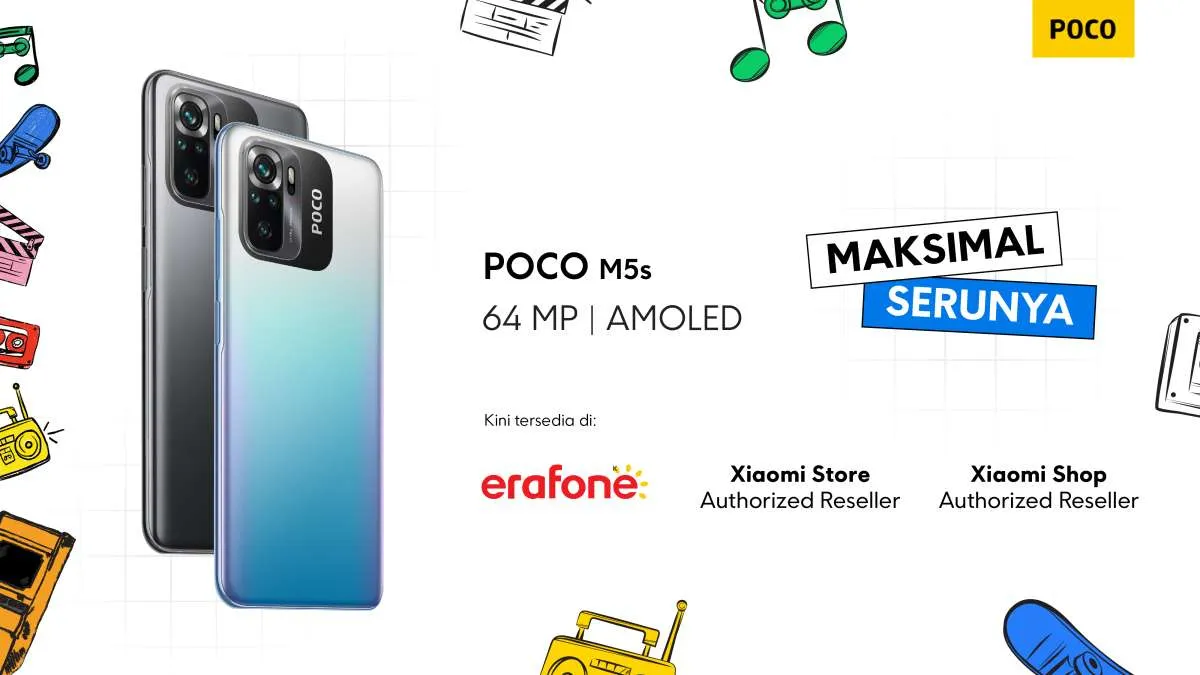 Makin Mudah Jadi Generasi Maksimal, POCO M5s Kini Tersedia Secara Offline