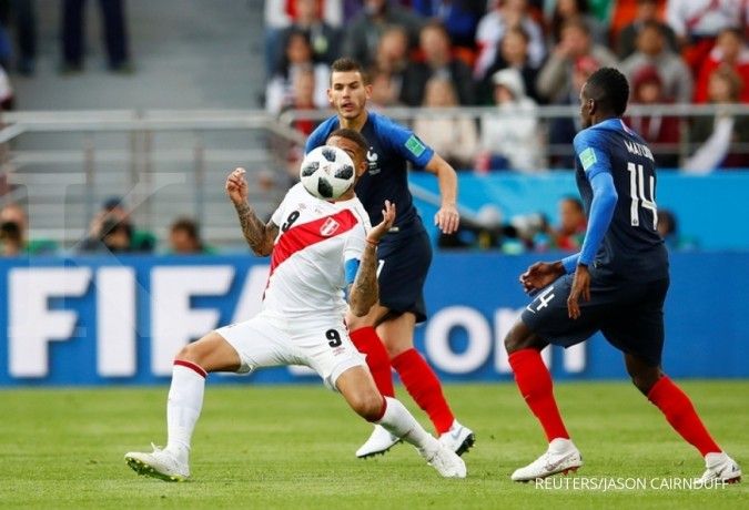 Gol tunggal Mbappe bawa Prancis ke babak 16 besar Piala Dunia