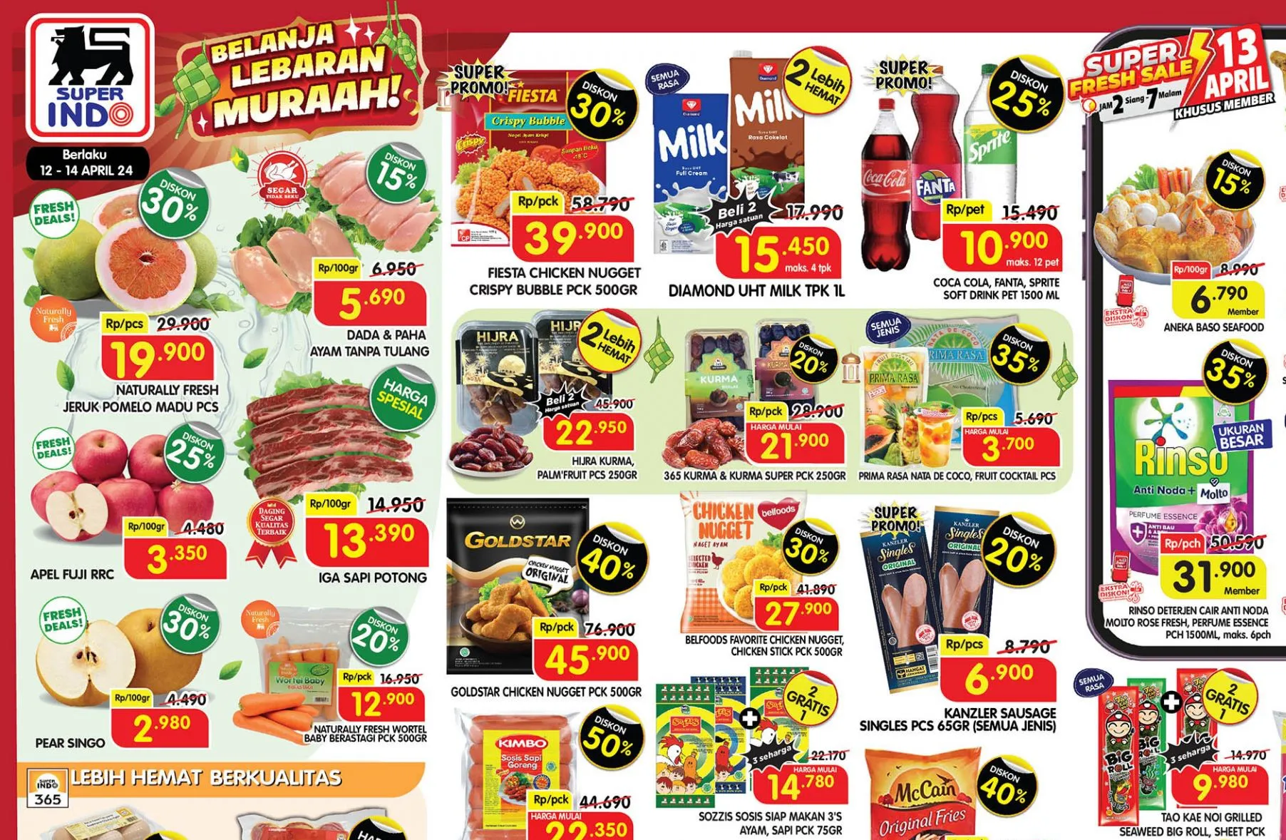 Promo JSM Superindo Spesial Lebaran Periode 12-14 April 2024
