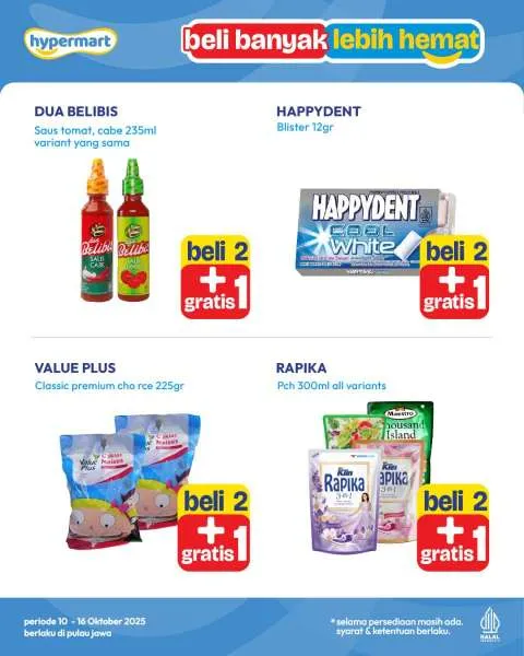 Promo Hypermart Beli Banyak Lebih Hemat Periode 10-16 Oktober 2025