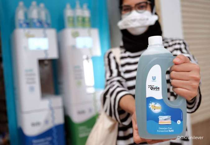 Unilever dan QYOS Hadirkan Refill Station, Alternatif Belanja Minim Plastik