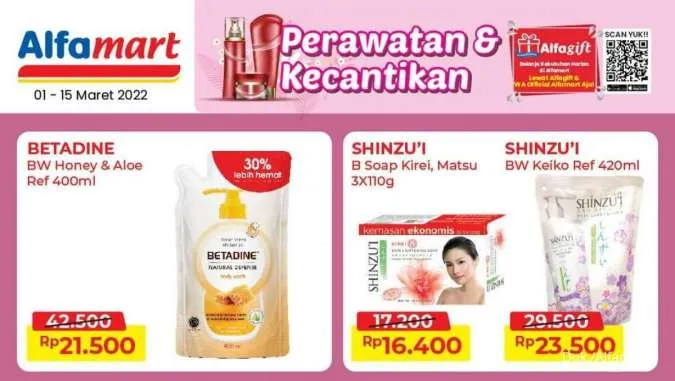 Promo Alfamart Edisi Perawatan & Kecantikan Periode 1-15 Maret 2022