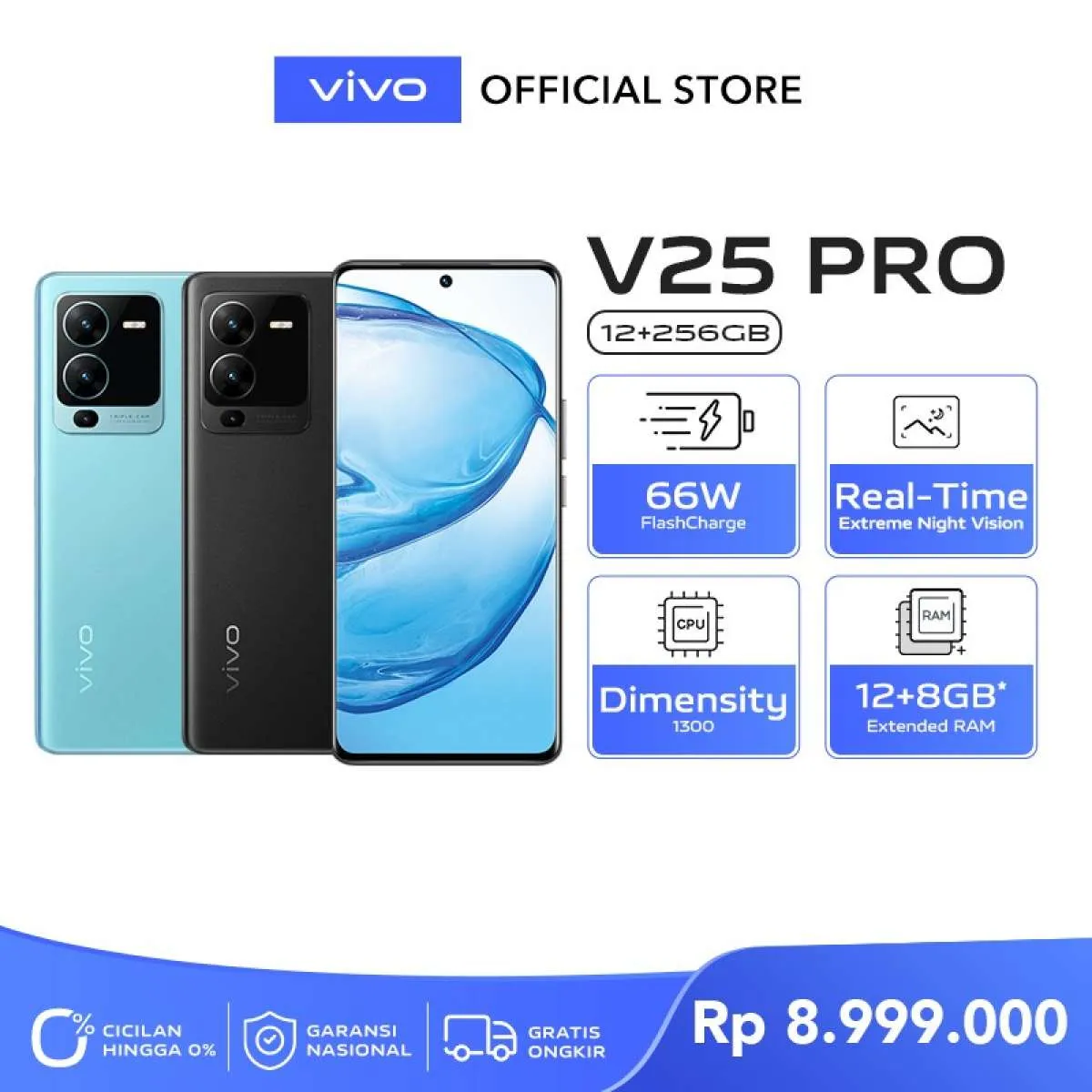 Spesifikasi & Harga HP Vivo V25 Pro: Kamera 64MP, RAM 12GB, Rp 9 Jutaan