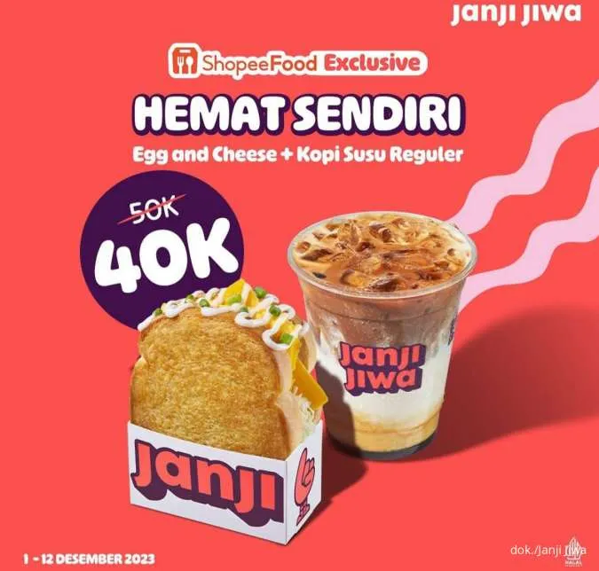 Promo 12.12 Janji Jiwa: Hemat Sendiri