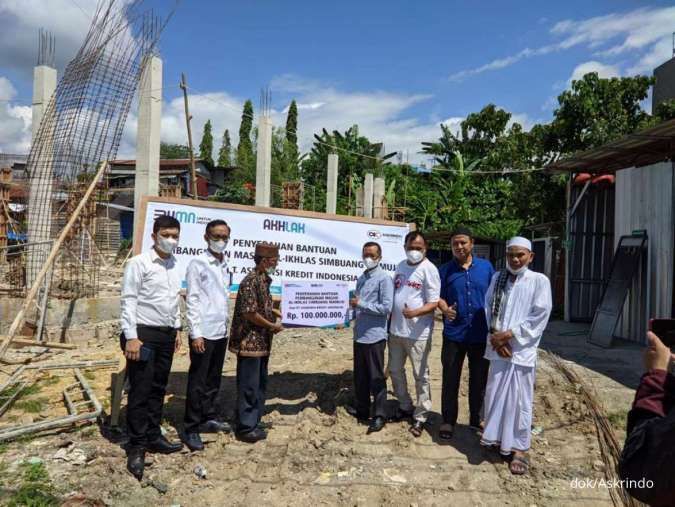 Bantu bangkit dari bencana gempa, Askrindo salurkan bantuan pembangunan Masjid 