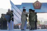 Prabowo Lantik 4 Perwira Tinggi TNI Baru