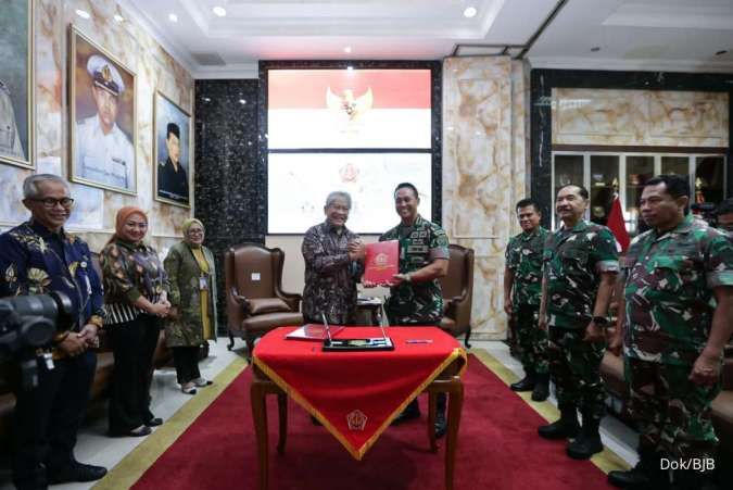Bank BJB Beri Layanan Perbankan Bagi Tentara Nasional Indonesia (TNI)