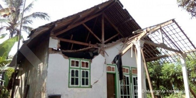 Sedikitnya 29 rumah di Malang rusak akibat gempa 
