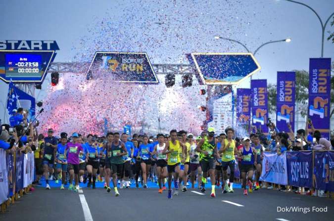 Sebanyak 6.000 Pelari ISOPLUS Run Nikmati Lari di Pantai Indah Kapuk 2