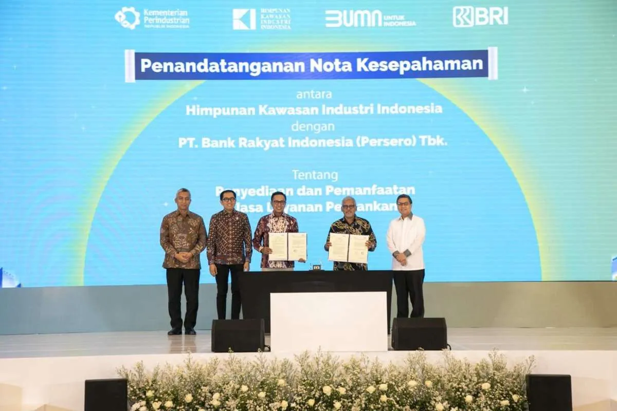 Dukung Asta Cita, BRI Teken MoU Dengan Himpunan Kawasan Industri