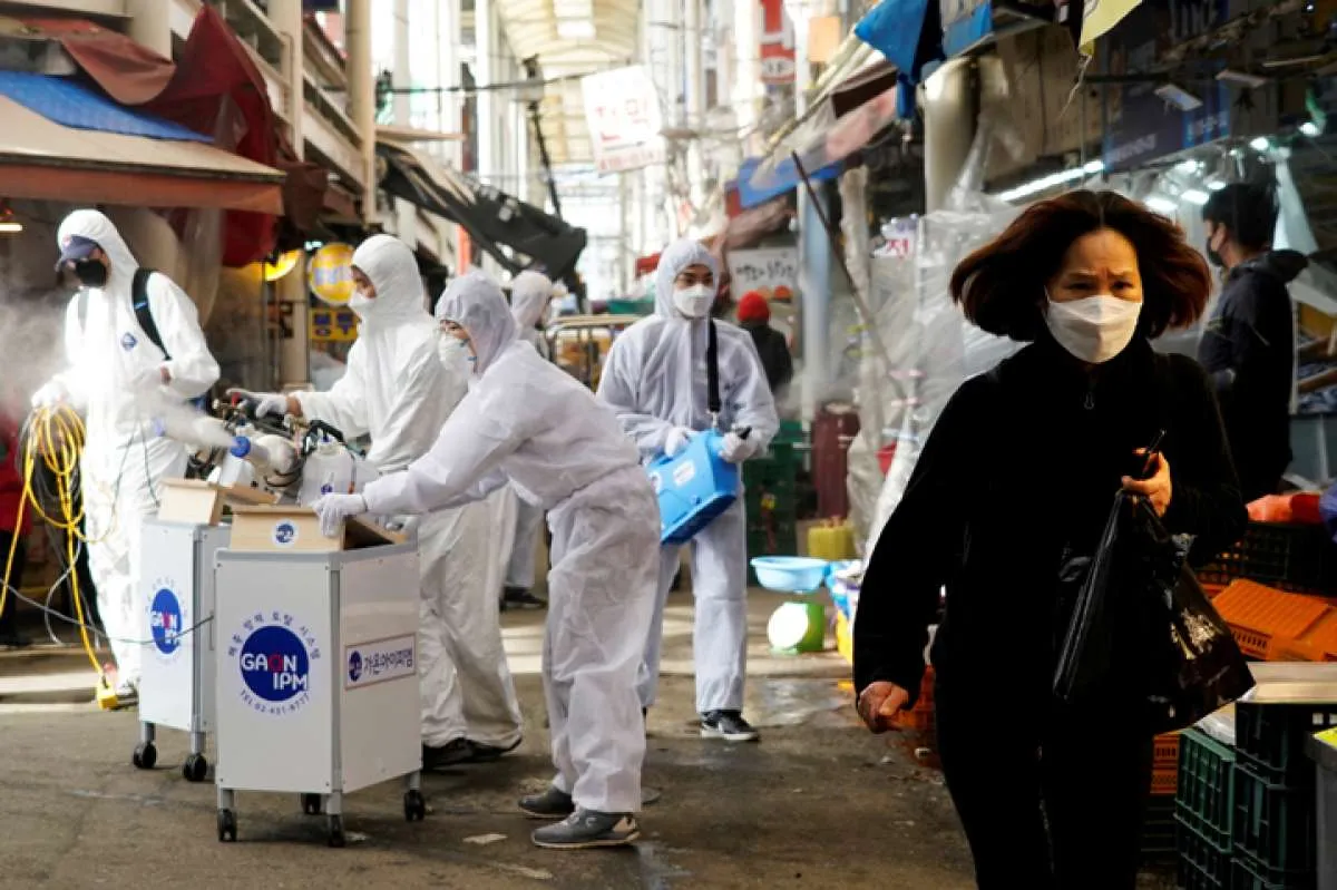 Total kasus capai 1.261, Korsel denda warga yang tolak dites virus Rp 34,850 juta