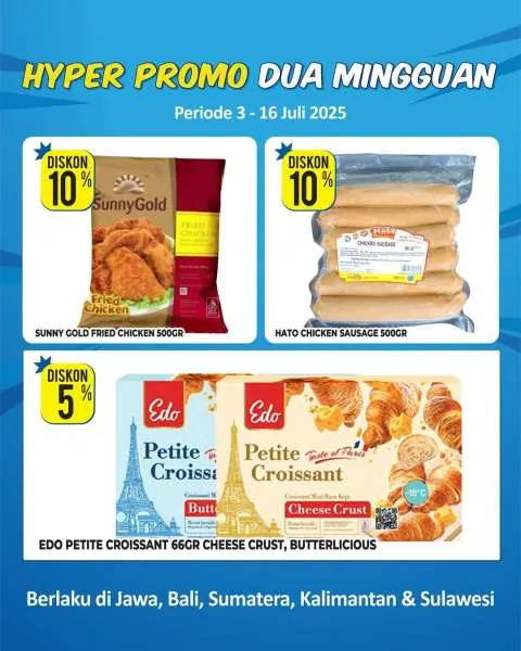 Promo Hypermart Dua Mingguan Periode 3-16 Juli 2025