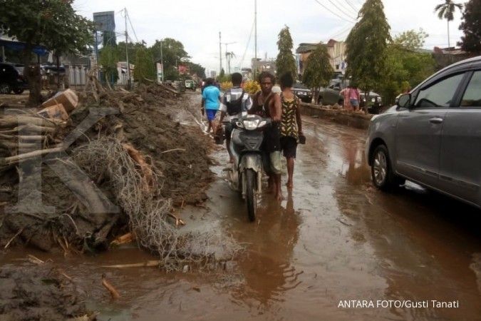 Korban tewas banjir bandang dan tanah longsor Sentani capai 73 orang