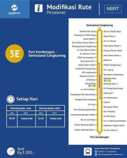 Transjakarta Modifikasi Rute Mulai 23 Juli 2025