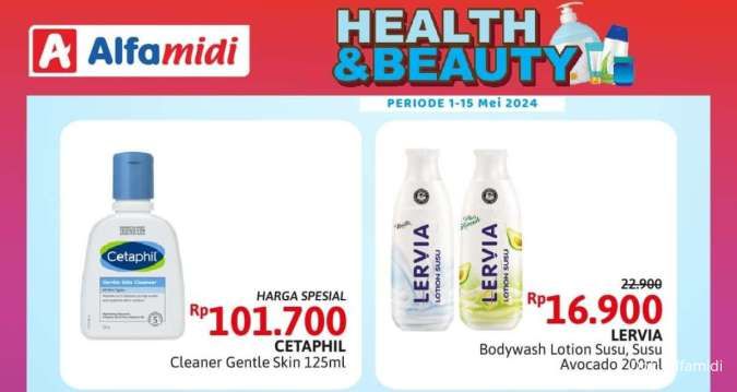 Promo Alfamidi Health & Beauty 1-15 Mei 2024, Produk Cetaphil Harga Spesial!