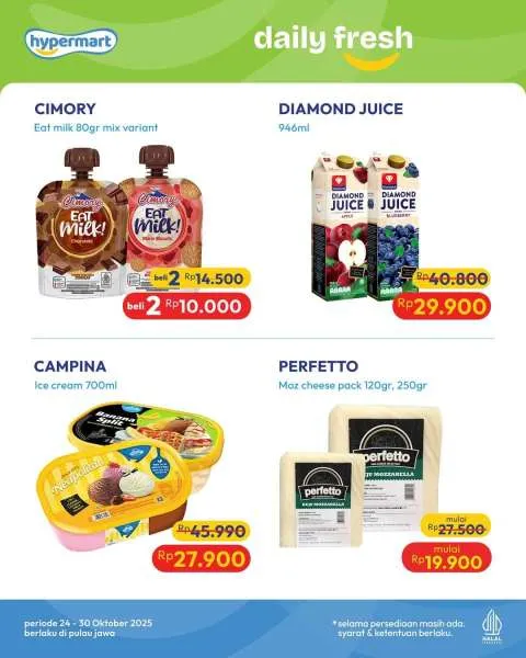 Promo JSM Hypermart Weekend Periode 24-27 Oktober 2025