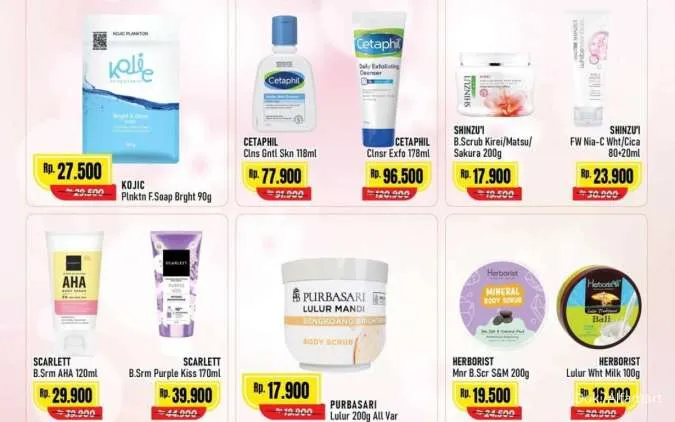  Promo Alfamart Beauty Fair 1-15 Februari 2026, Cetaphil-Scora Diskon hingga 45%