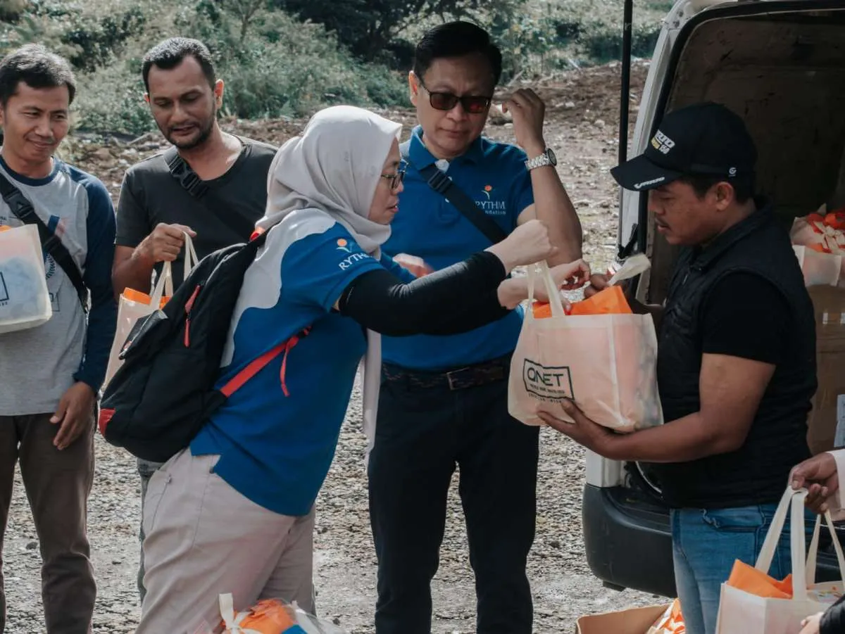 QNET Indonesia Salurkan Bantuan pada Korban Gempa Cianjur