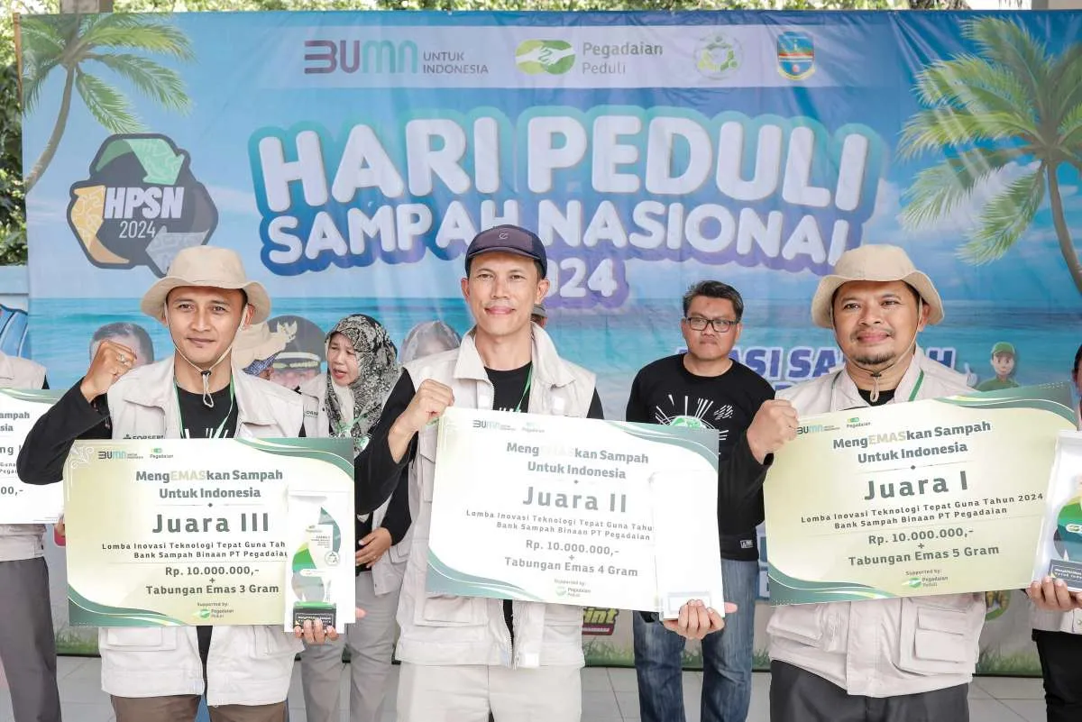 PT Pegadaian & FORSEPSI Peringati Hari Peduli Sampah Nasional 2024 di Pangandaran