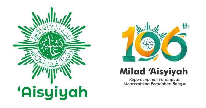 Download Logo Aisyiyah PNG Resmi Lengkap Beserta Logo Milad Aisyiyah ke-106