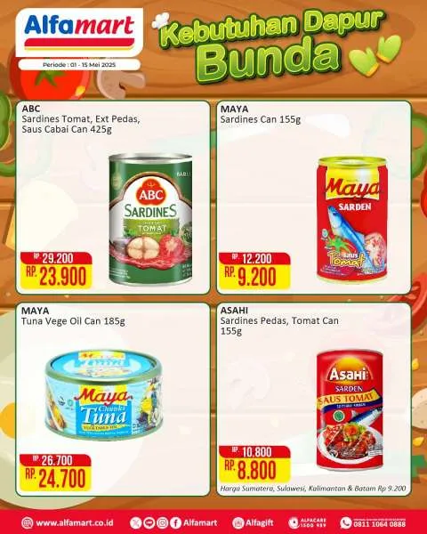 Promo Alfamart Kebutuhan Dapur Periode 1-15 Mei 2025