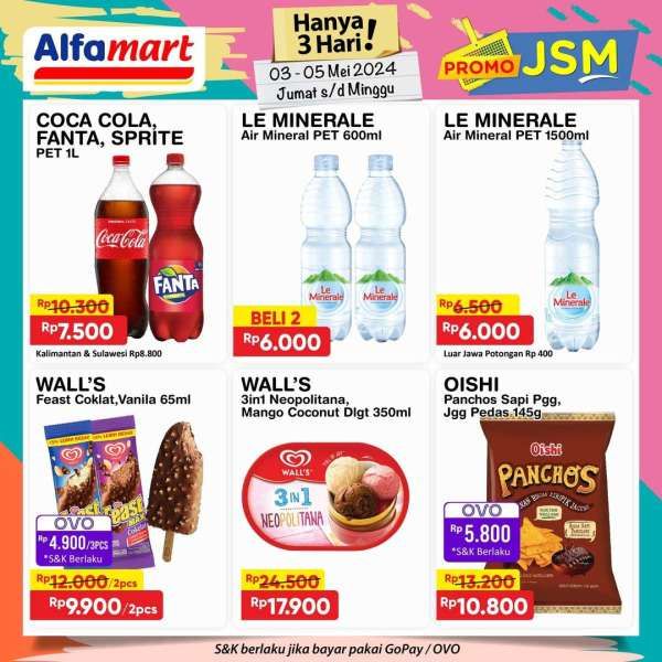 Promo JSM Alfamart Periode 3-5 Mei 2024