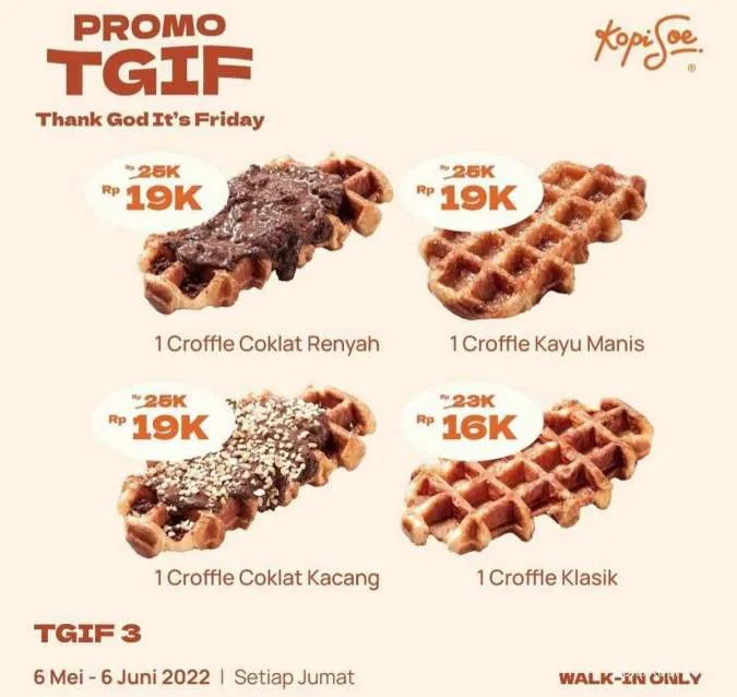Promo Kopi Soe TGIF 3