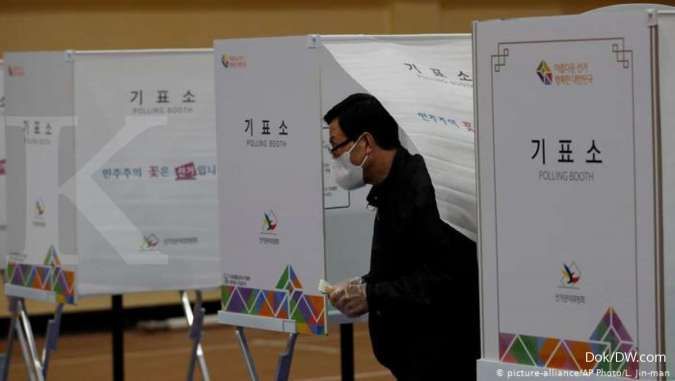 Dinilai Sukses Redam Wabah, Partai Pemerintah Menangkan Pemilu Korsel