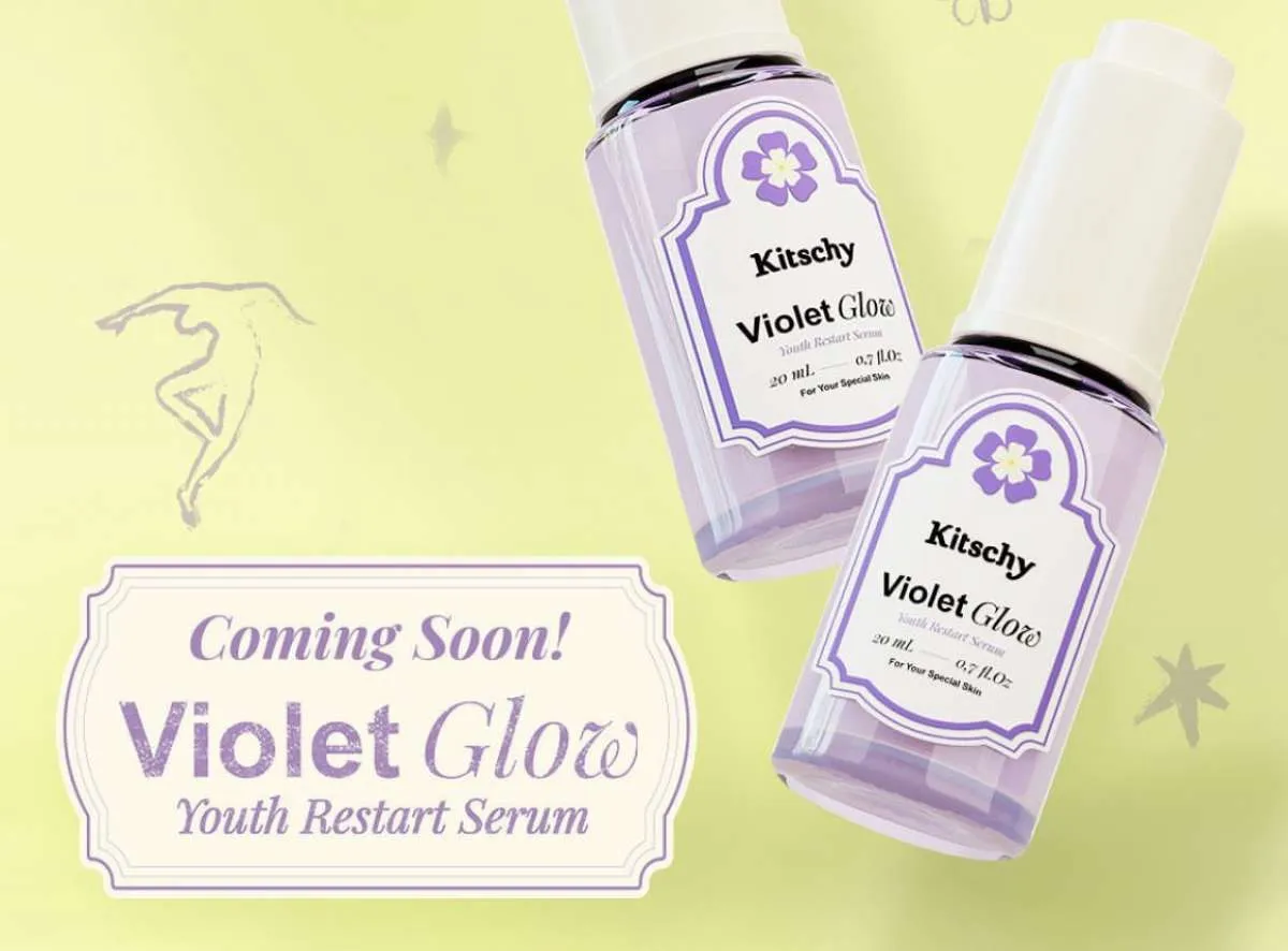 Rekomendasi Serum Mengandung Retinol Aman Untuk Pemula, Violet Glow Kitschy Beauty