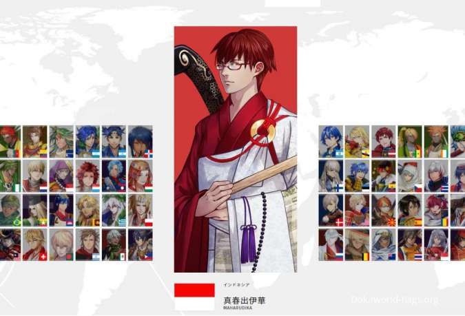 Mahardika, Karakter Bendera Indonesia di Olimpiade Tokyo 2020