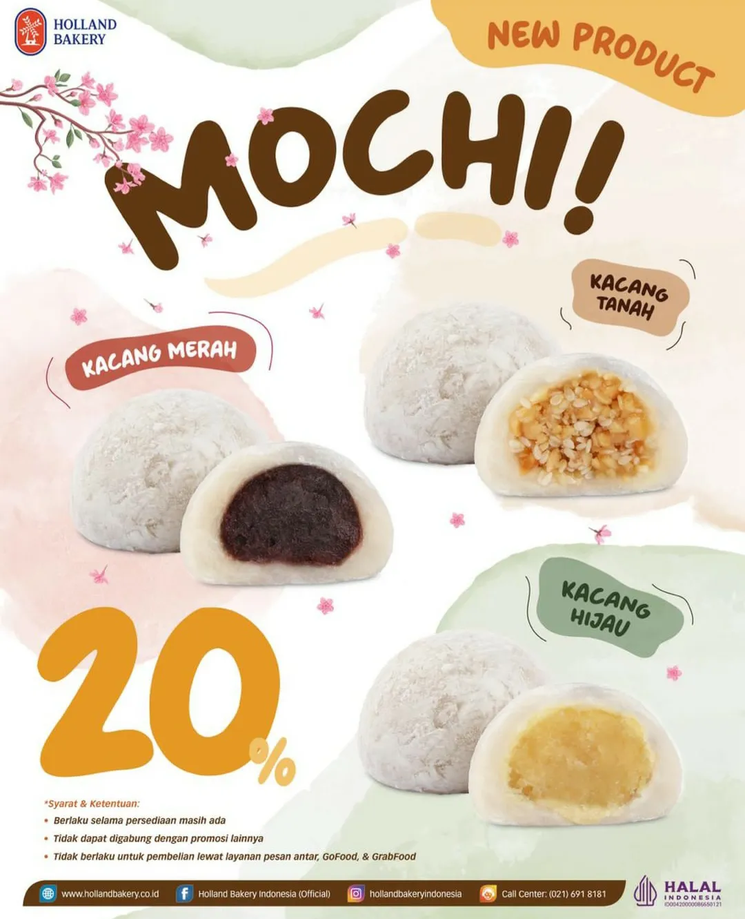 Menu Baru Holland Bakery Mochi
