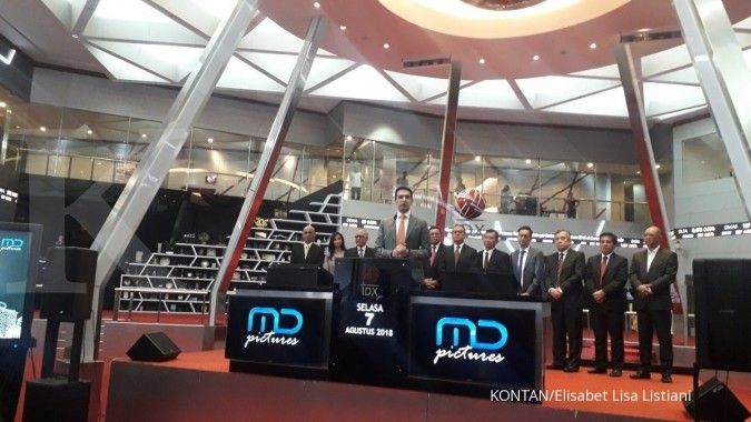Suspensi saham MD Pictures (FILM) akan dibuka, investor disarankan profit taking