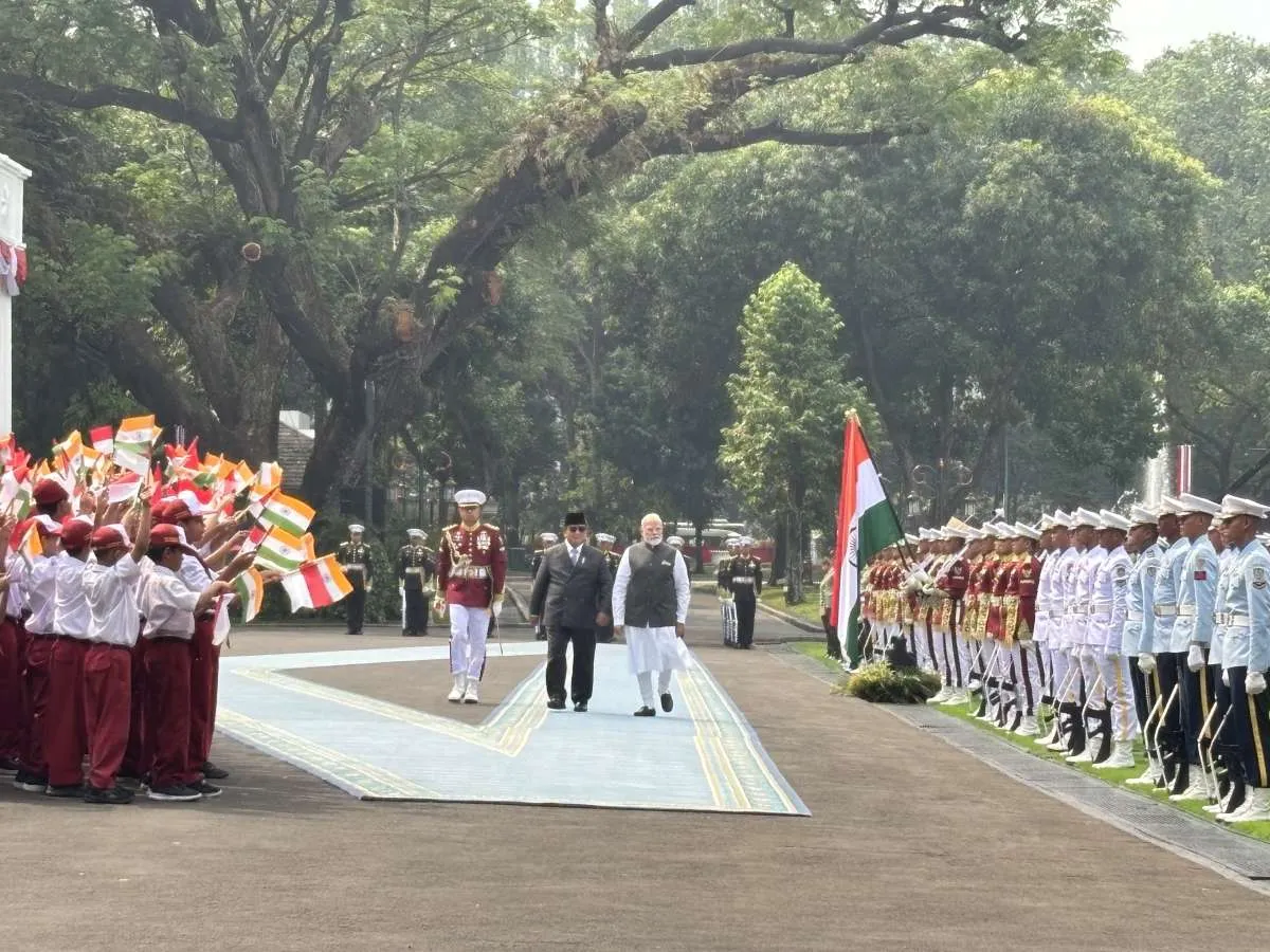 Presiden Prabowo Sambut Langsung PM India di Istana Merdeka