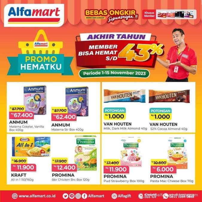 Promo Alfamart Terbaru Terbaru 1-15 November 2023 Diskon Sampai 43% di Alfagift