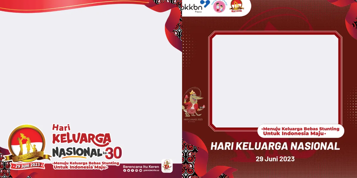 23 Twibbon Hari Keluarga Nasional 2023, Unduh dan Bagikan Bingkai Fotonya 