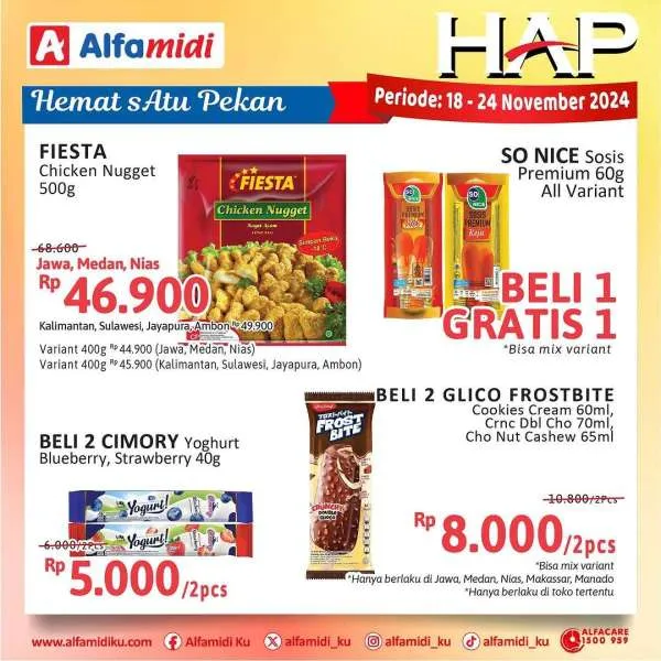 Promo Alfamidi Hemat Satu Pekan Periode 18-24 November 2024