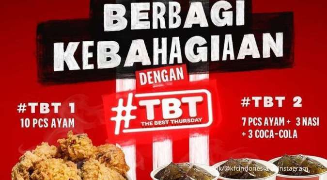 Promo KFC TBT di 24 Februari 2022, 2 Pilihan Menu untuk Rekomendasi Makan Bersama