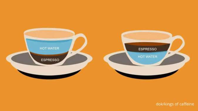 Americano vs Espresso, 5 Perbedaan Mencolok Dua Kopi Terfavorit Dunia