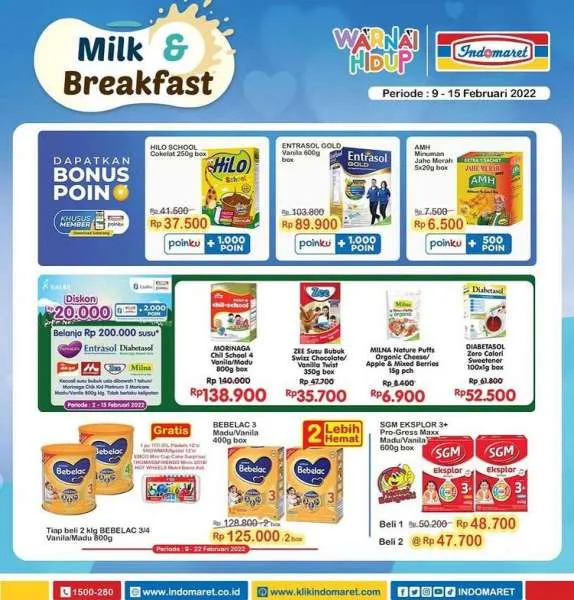 Promo Indomaret Super Hemat Mingguan 9-15 Februari 2022