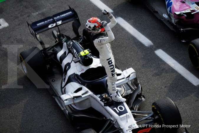 Tim Scuderia Alphatauri Honda Berhasil Meraih Kemenangan di Seri Balap F1 Grand Prix Italia 2020