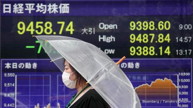 Bursa Asia tersengat sengketa China-Jepang