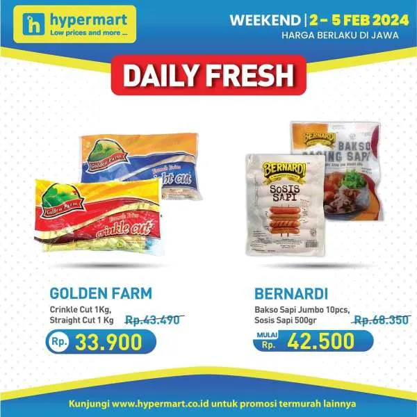 Promo JSM Hypermart Hyper Diskon Weekend Periode 2-5 Februari 2024