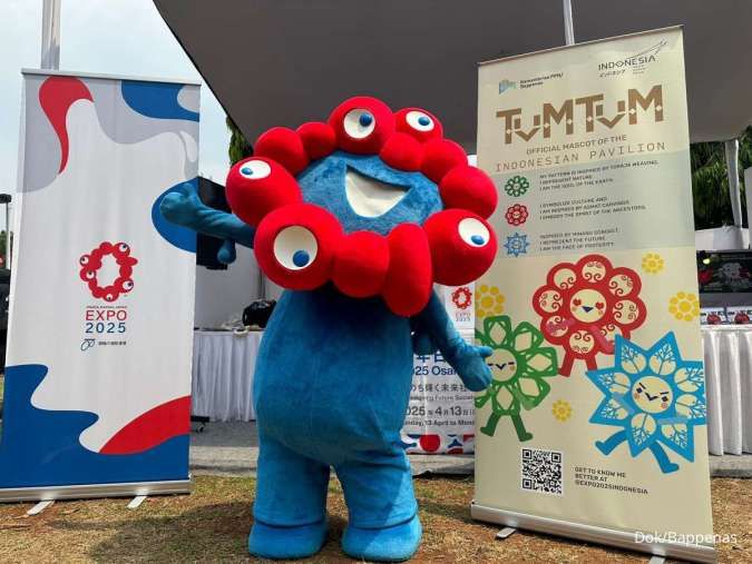 Maskot Resmi World Expo 2025 Osaka Tampil Perdana di Jakarta