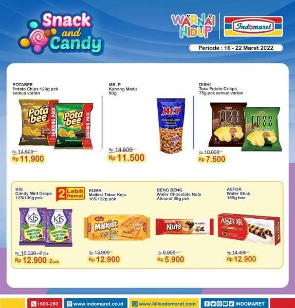 Promo Indomaret Super Hemat Mingguan Terbaru 16-22 Maret 2022