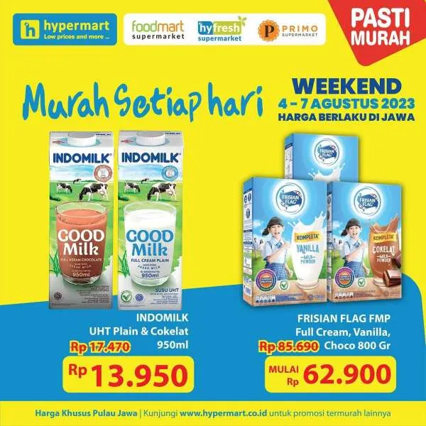 Katalog Harga Promo JSM Hypermart Terbaru 4-7 Agustus 2023