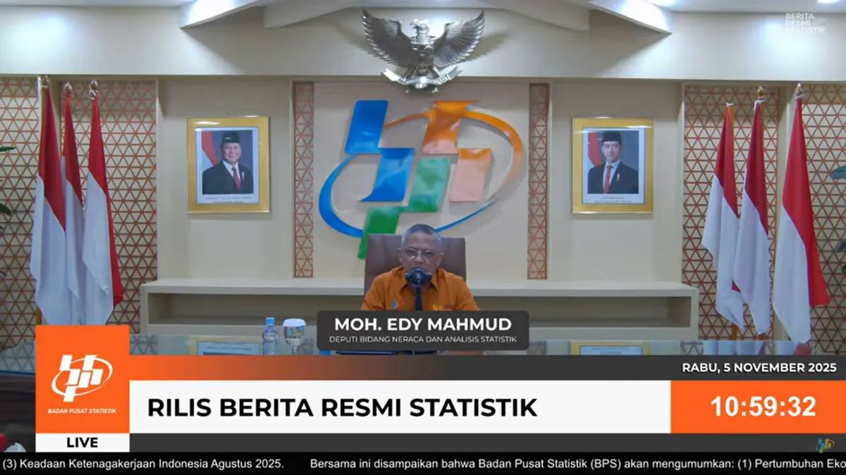 BPS Beberkan Penopang Ekonomi Indonesia Kuartal III 2025 yang Tumbuh 5,04%