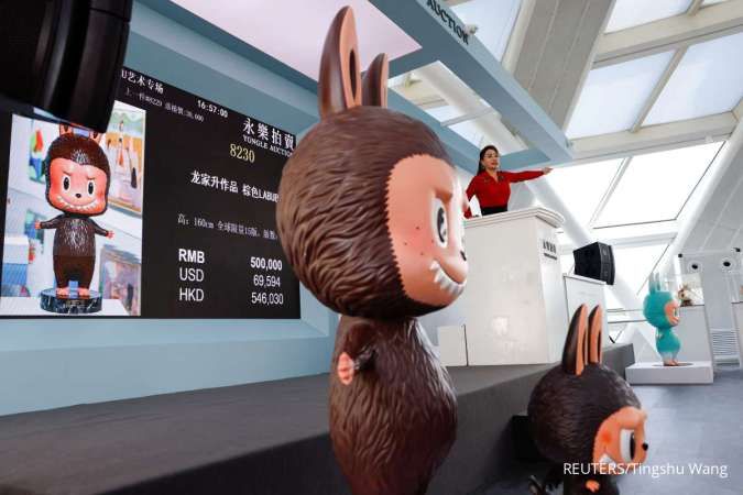 Rekor! Mainan Blind Box Labubu Terjual Seharga Rp 2,6 Miliar di Balai Lelang Beijing 
