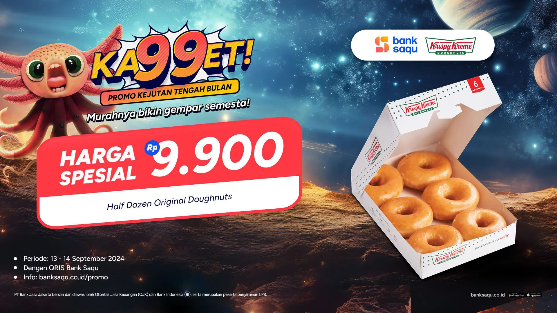 Krispy Kreme - Promo Ka99et Rp 9.900
