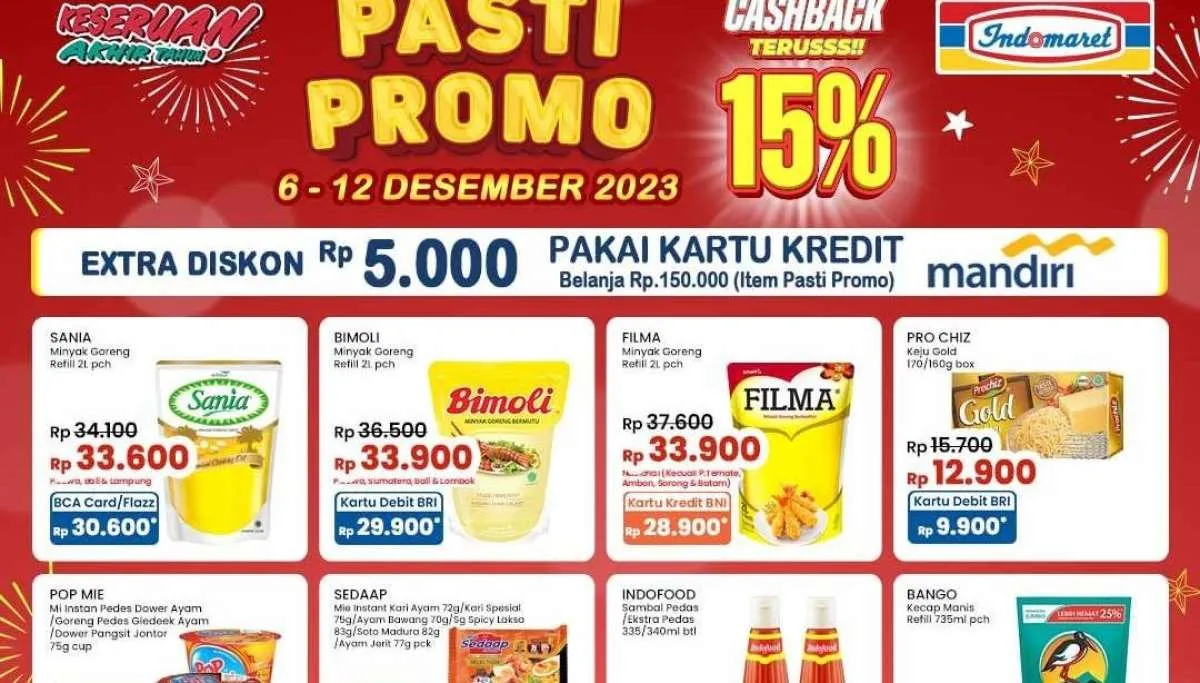 Promo Indomaret Terbaru 7 Desember 2023 Beli 2 Gratis 1, Product of The Week Hemat